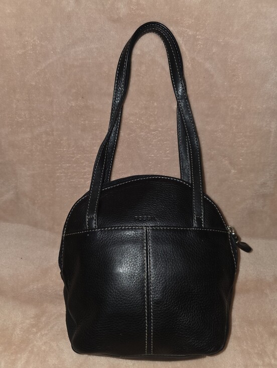 Fossil Handbags - Fossil Black Leather Shoulder Bag